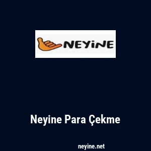 Neyine Para Çekme